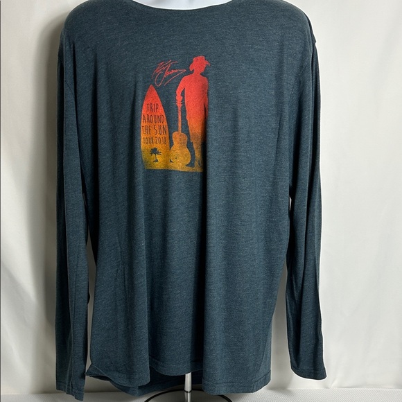 Kenny Chesney Trip Around The Sun Tour 2018 Long Sleeves T-shirt Mens Size XXL - Picture 1 of 5